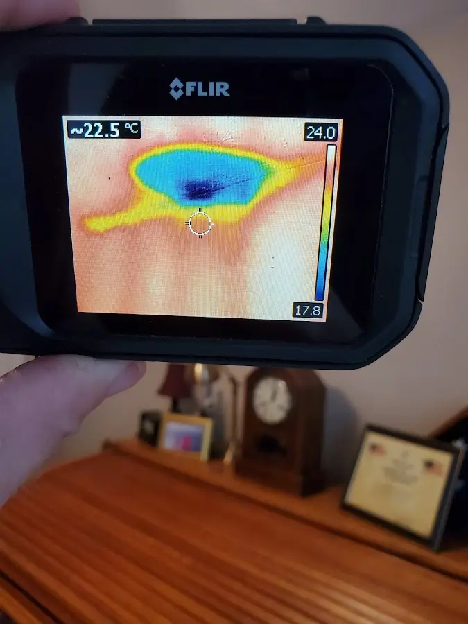 Thermal imaging inspection for water damage in Kingsland