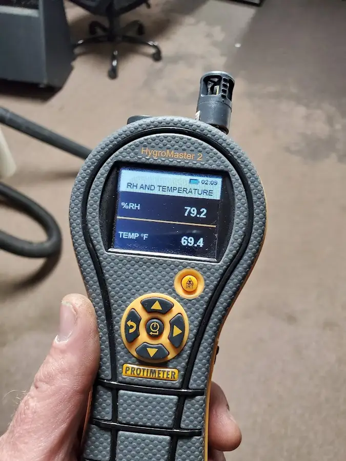 Moisture meter humidity assessment for Fire & Smoke Damage Restoration in Kingsland